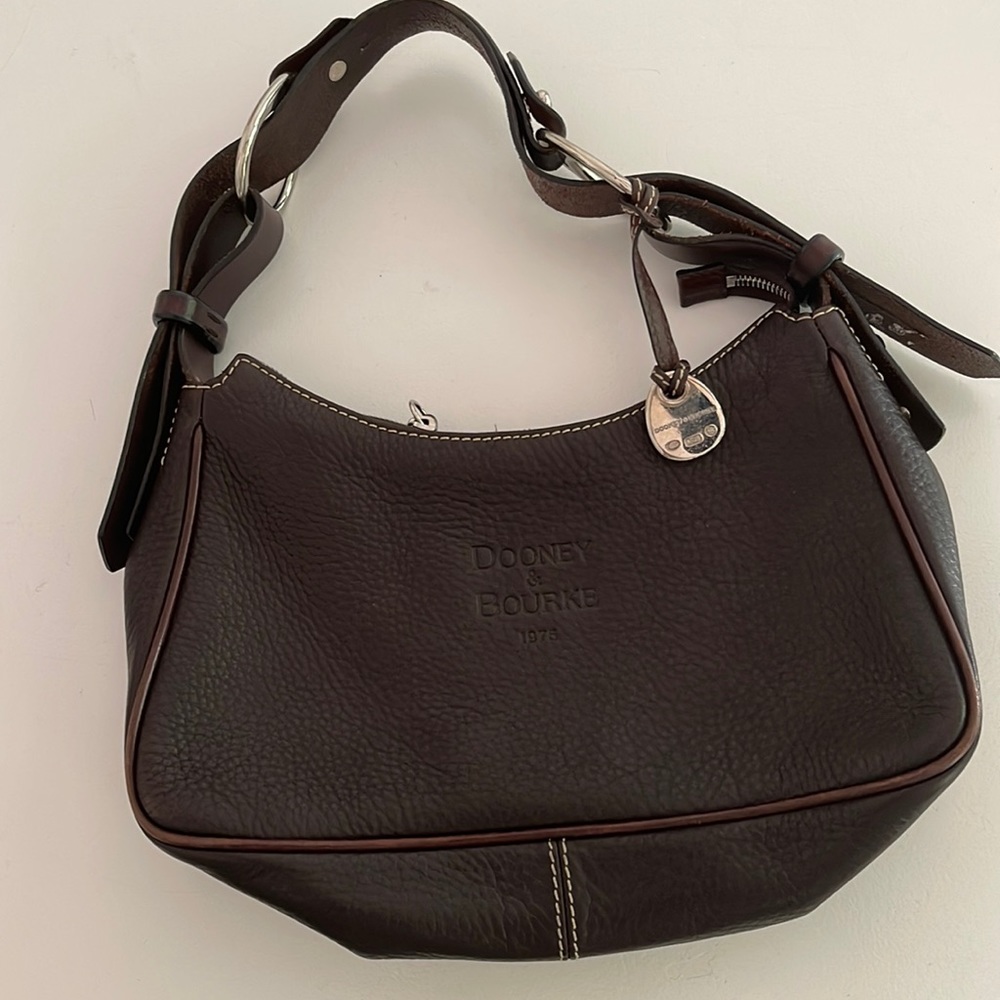 Dooney & Bourke dark brown leather bag